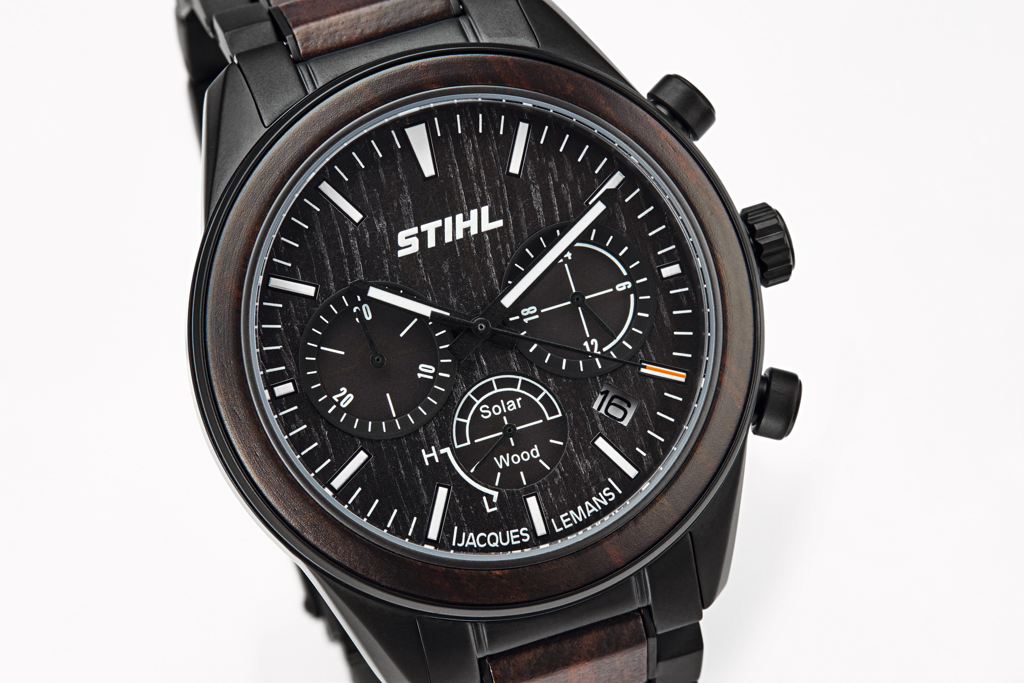 Chronograf STIHL eco power solar wood