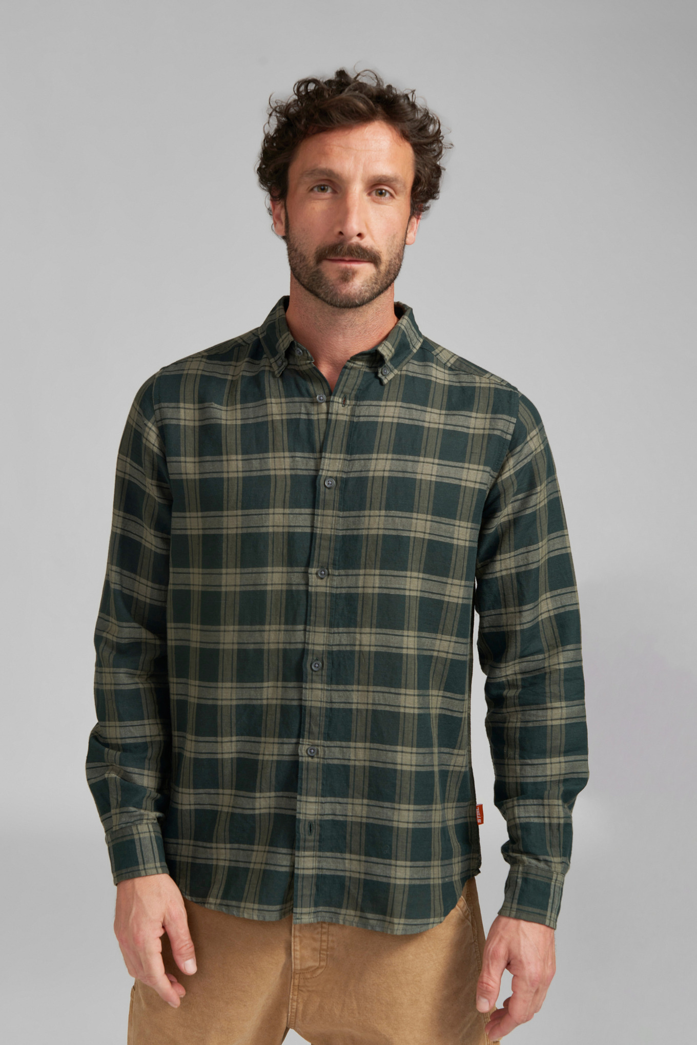 Koszula PLAID zielona