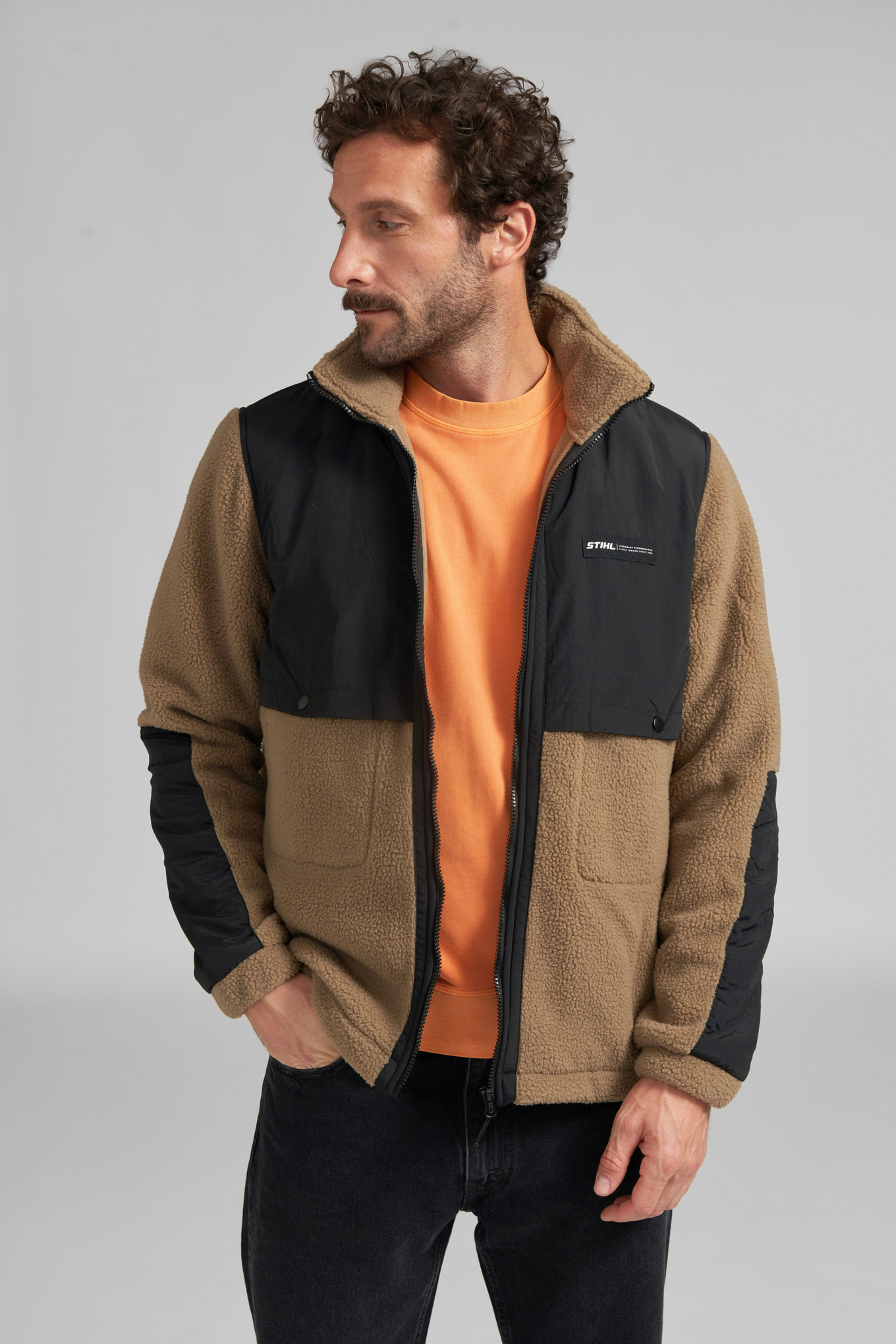 Kurtka SHERPA BROWN